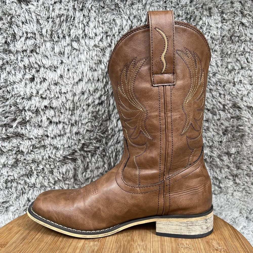 Rollda Kids Cowboy Western Boots Size 7 Riding Rodeo - Picture 5 of 9